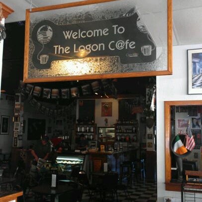 Photo taken at Logon Cafe &amp; Pub by Rodney M. on 3/26/2012