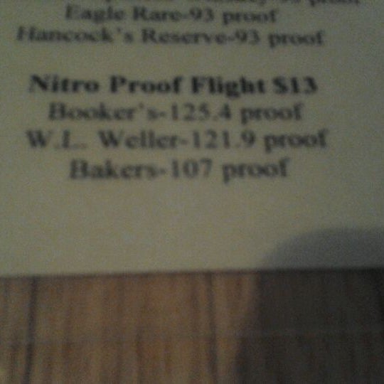 Try the Nitro Proof Flight of whiskey!