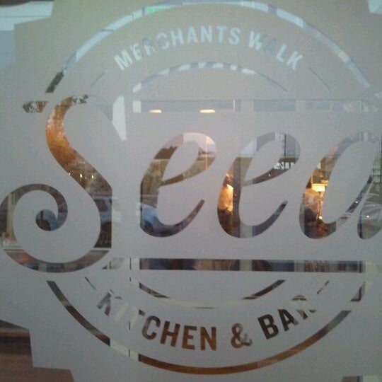 Photo taken at Seed Kitchen &amp; Bar by Heather B. on 5/11/2012