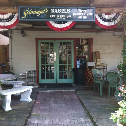 7/3/2012 tarihinde Jane B.ziyaretçi tarafından Schmagel&#39;s Bagels'de çekilen fotoğraf