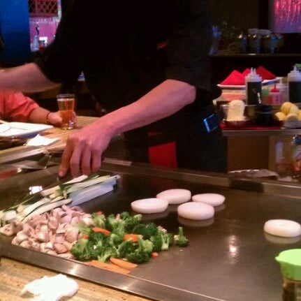 Photo taken at Ohjah Japanese Steakhouse Sushi &amp; Hibachi by Emperor C. on 4/30/2012