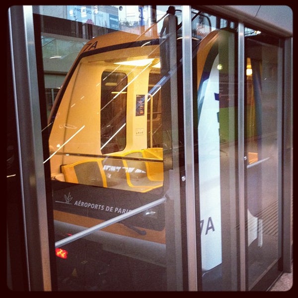 CDGVAL Terminal 3 Roissypôle Airport Tram in TremblayenFrance