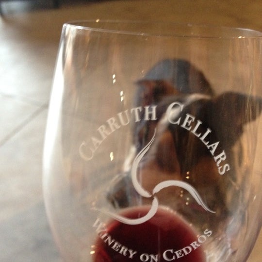 Photo taken at Carruth Cellars Winery on Cedros by Jessica R. on 3/17/2012