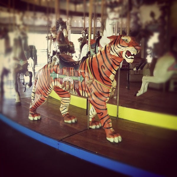 Photo taken at Forest Park Carousel by Spencer K. on 5/26/2012