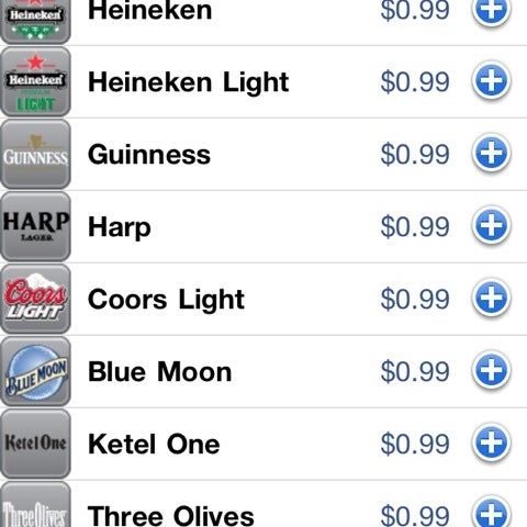 Use the Free World Wide Watering Holes App to get your first drink for 99¢. Just show your watering holes digital receipt