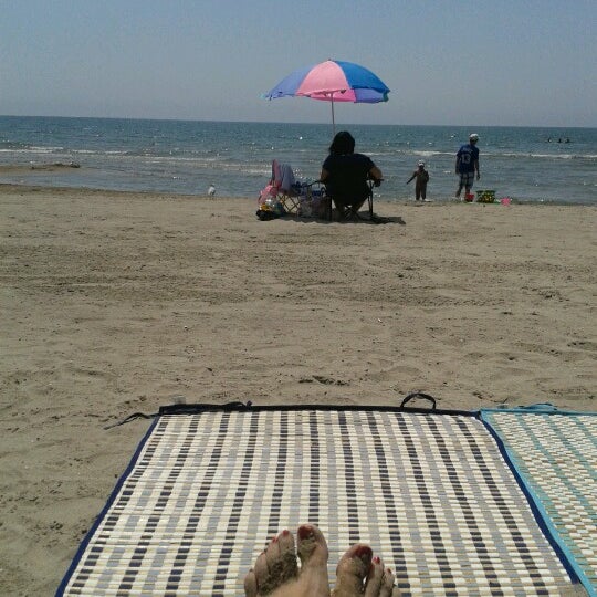 Photo taken at Cobourg Beach by Mary on 7/16/2012