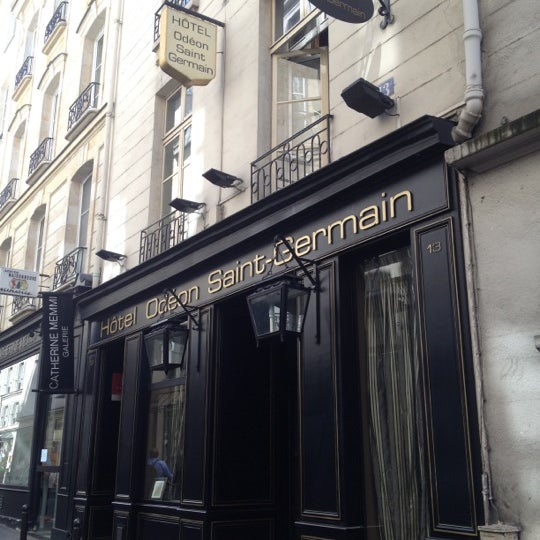 Photo taken at Hotel Odéon Saint Germain by Michael L. on 8/28/2012