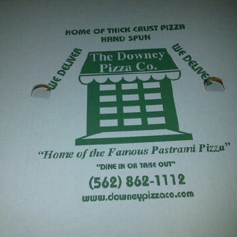 Photo taken at Downey Pizza Company by Juliana C. on 7/29/2012