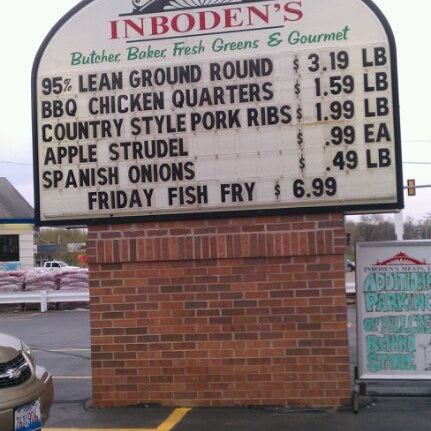 Foto tirada no(a) Inboden&#39;s Gourmet Meats &amp; Specialty Foods por Marilyn L. em 3/22/2012