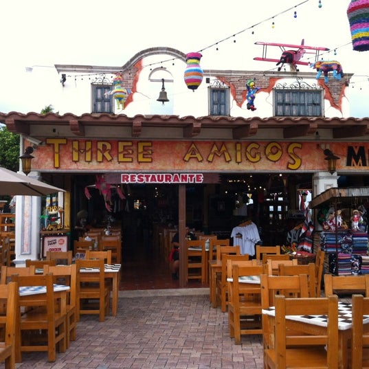Photo taken at Three Amigos Cozumel by Mike on 4/19/2012