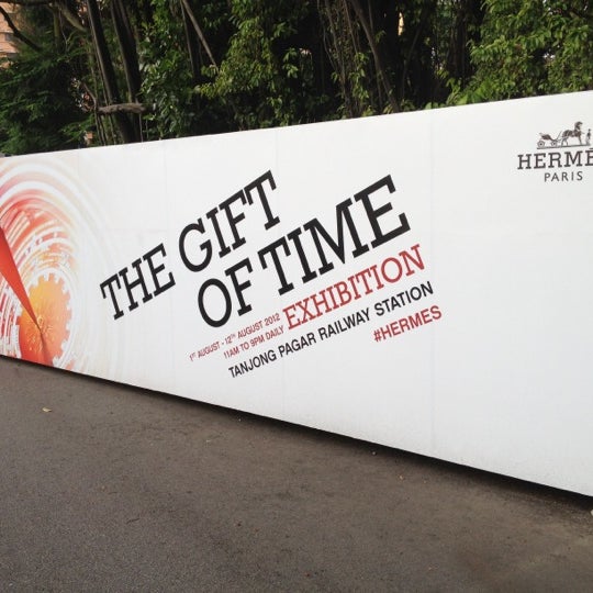 Снимок сделан в Hermes Gift Of Time Exhibition @ Tanjong Pagar Railway Station пользователем Moonberry 8/6/2012