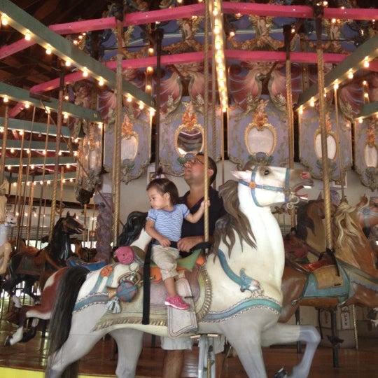 Photo taken at Forest Park Carousel by Yenny on 8/7/2012