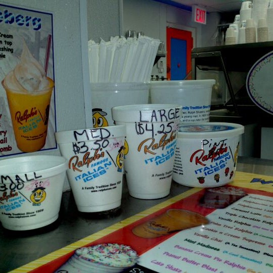 Photo taken at Ralph&#39;s Famous Italian Ices by J. G. on 3/23/2012