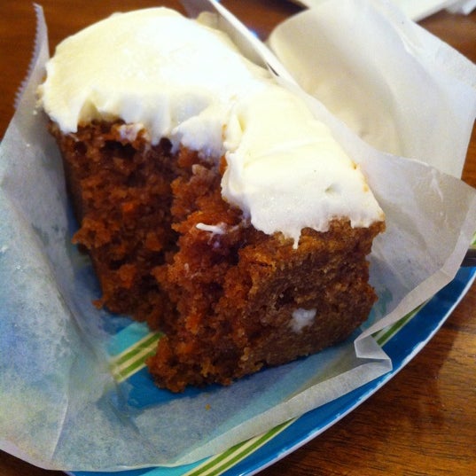 The carrot cake is amazing!