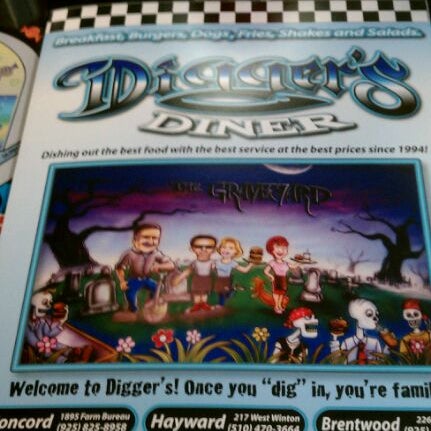 รูปภาพถ่ายที่ Digger&#39;s Diner Concord โดย Nicki เมื่อ 3/17/2012