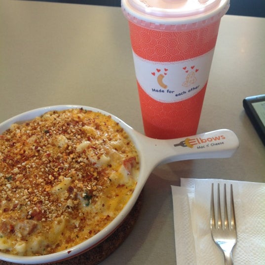 Photo taken at Elbows Mac N Cheese by Adam D. on 8/20/2012