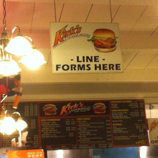 Photo taken at Kirk&#39;s Steakburgers by J on 3/3/2012