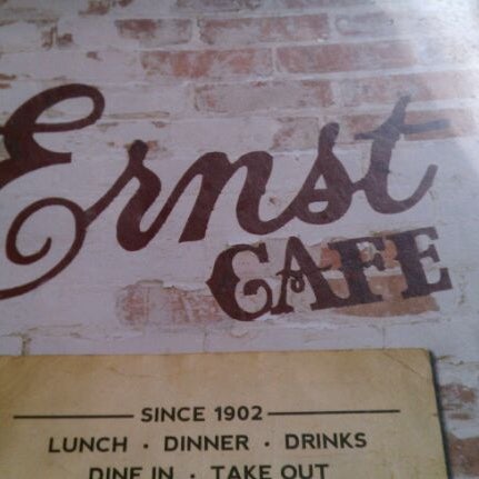 Photo taken at Ernst Cafe by David G. on 3/2/2012