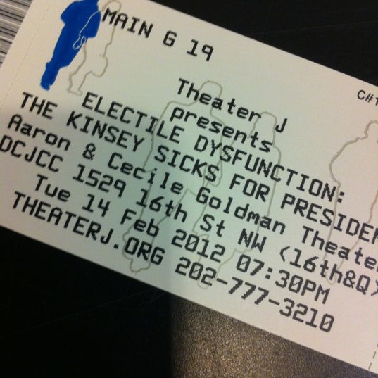 รูปภาพถ่ายที่ Theater J โดย Keaven F. เมื่อ 2/14/2012