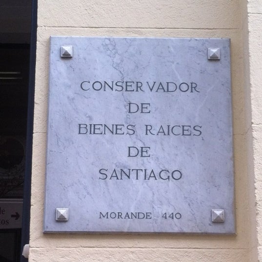 Conservador Bienes Raíces de Santiago Centro Histórico Morande 440 Conservador Bienes Raíces de Santiago Centro Histórico Morande 440