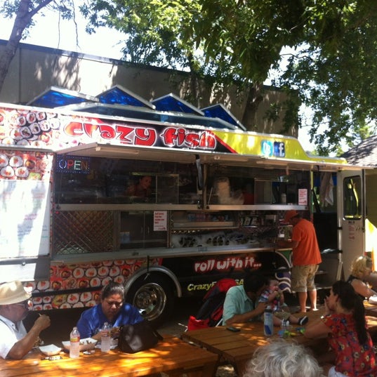 Photo taken at Fort Worth Food Park by Mike S. on 6/2/2012