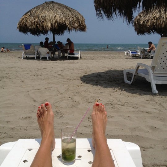 Photo taken at Playa Las Américas by M. D. on 4/5/2012