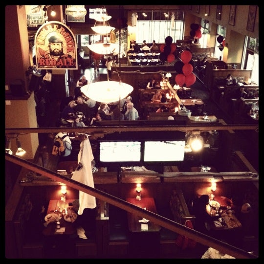 Photo taken at Rock Bottom Restaurant &amp; Brewery by Joe F. on 3/28/2012