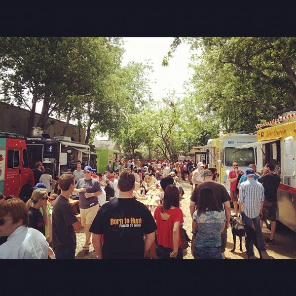 Photo taken at Fort Worth Food Park by Adam D. on 4/7/2012