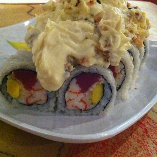 Photo taken at Hello Sushi by Patricia M. on 6/11/2012