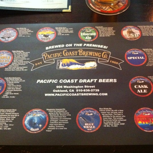 Photo taken at Pacific Coast Brewing Company by Ann K. on 6/1/2012
