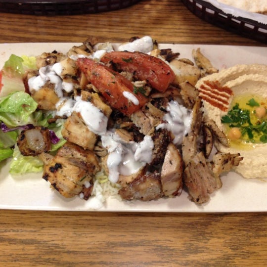 Great lunch spot. The wraps are good but I highly recommend the chicken shawarma plate!