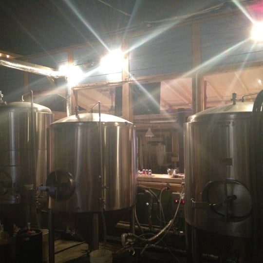 Photo taken at Nantahala Brewing Taproom &amp; Brewery by Cam C. on 3/31/2012