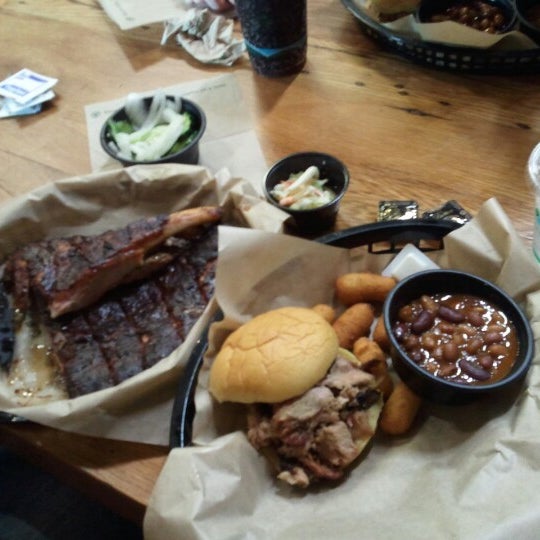 Photo taken at Buz and Ned&#39;s Real Barbecue by Wes on 6/20/2012