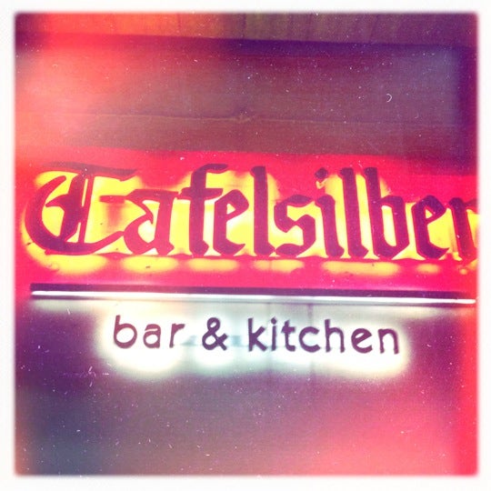 Photo taken at Tafelsilber bar &amp; kitchen by Tania L. on 3/23/2012