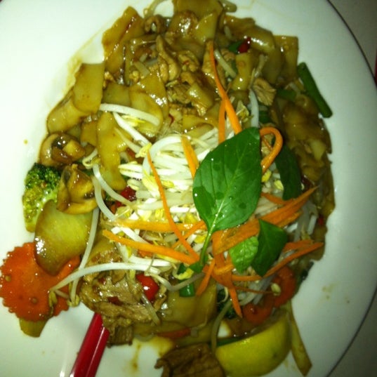 Photo taken at At Home Thai by Bec B. on 6/3/2012