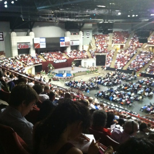 Photo taken at Mullins Center by Christopher C. on 6/30/2012