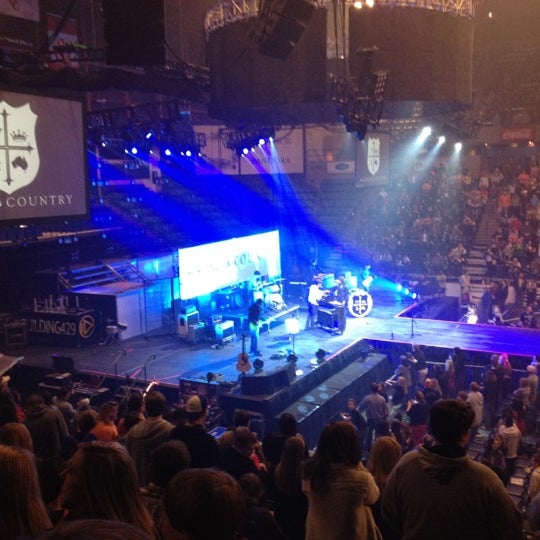 Photo taken at James Brown Arena by Stacie W. on 2/9/2012