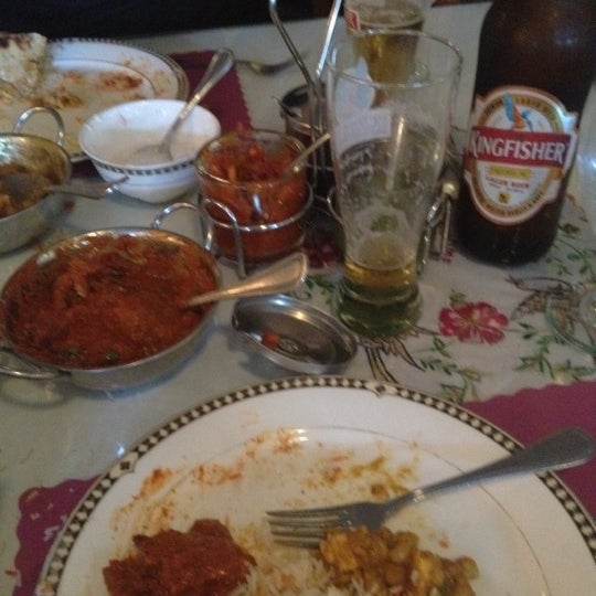 Photo taken at India Quality Restaurant by Hannah K. on 3/18/2012