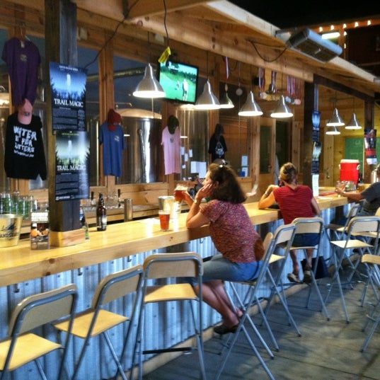 Photo taken at Nantahala Brewing Taproom &amp; Brewery by Mike P. on 7/5/2012