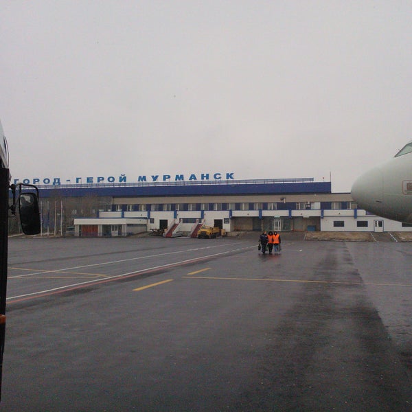 Photo taken at Murmansk International Airport (MMK) by Валентин П. on 5/3/2012