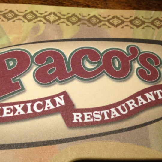4/14/2012にGiselle M.がPaco&#39;s Mexican Restaurantで撮った写真