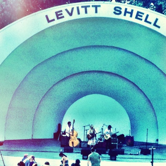 Photo taken at Levitt Shell by Brandi C. on 6/16/2012