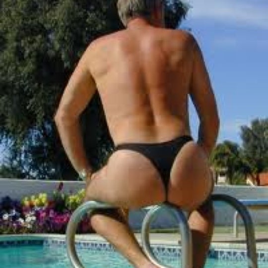 Gay vintage petite thong