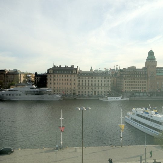 Photo taken at Hotel Diplomat Stockholm by Nav P. on 5/8/2012