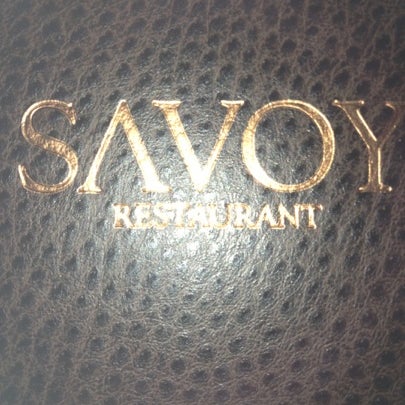 Снимок сделан в Savoy Restaurant пользователем Stephen G. 8/7/2012