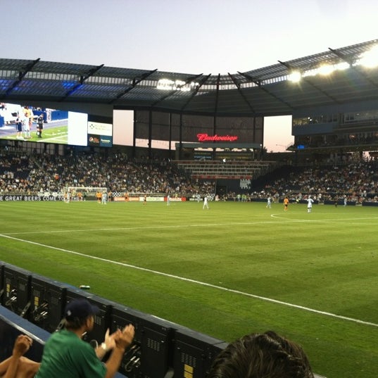 Photo taken at Boulevard Members Club at Children&#39;s Mercy Park by Sara B. on 6/27/2012