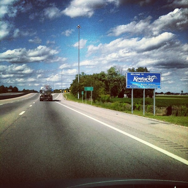 Kentucky Tennessee State Line Border Crossing