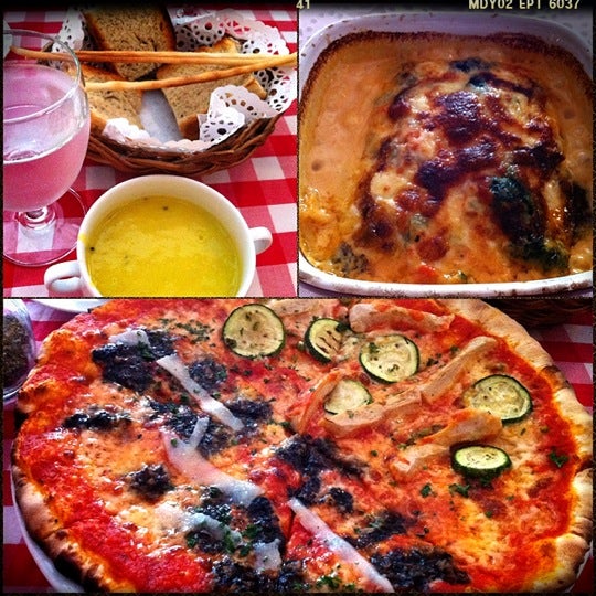 Photo taken at Govinda Italian Restaurant &amp; Pizzeria by nongtik on 7/8/2012