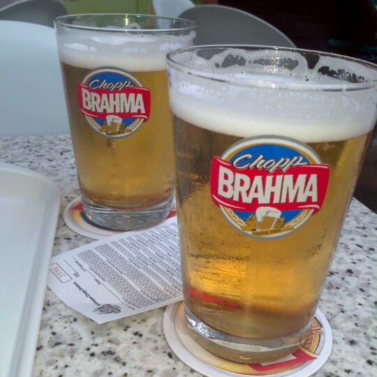 Photo taken at Quiosque Chopp Brahma by Vini G. on 2/2/2012