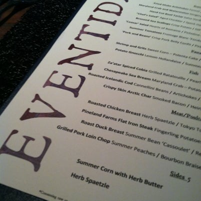 8/11/2012にPat B.がEventide Restaurantで撮った写真